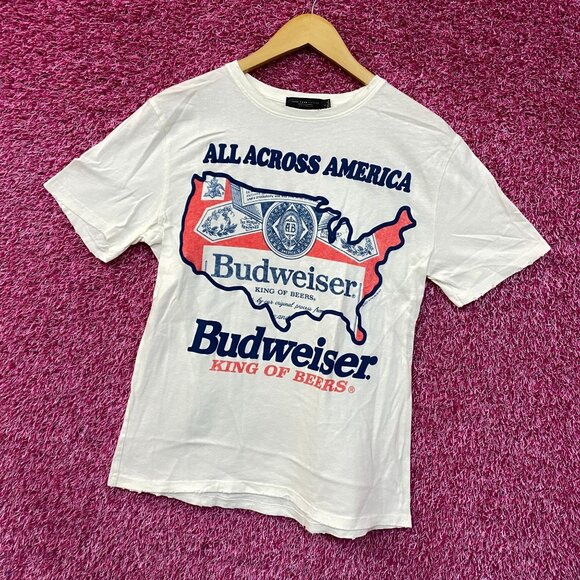 Budweiser King Of Beers All Across American T-shirt size Small - Picture 3 of 4